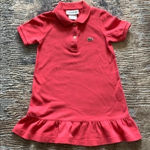 Girls Lacoste dress size 2